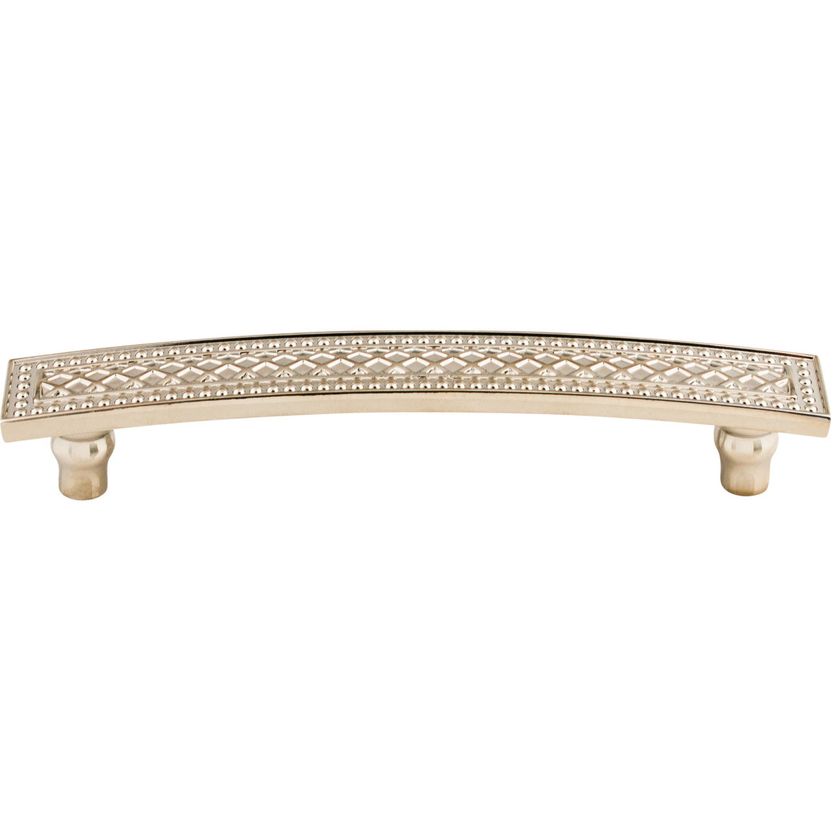 Top Knobs TK176PN: 5" cc Crest Arch Bar Cabinet Pull - Polished Nickel