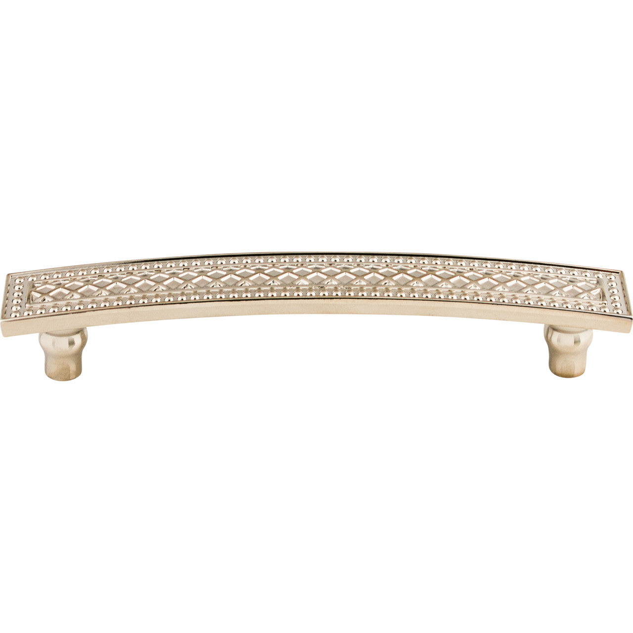 Top Knobs TK176PN: 5" cc Crest Arch Bar Cabinet Pull - Polished Nickel