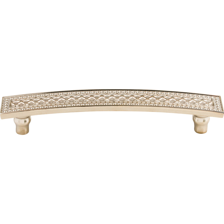 Top Knobs TK176PN: 5" cc Crest Arch Bar Cabinet Pull - Polished Nickel