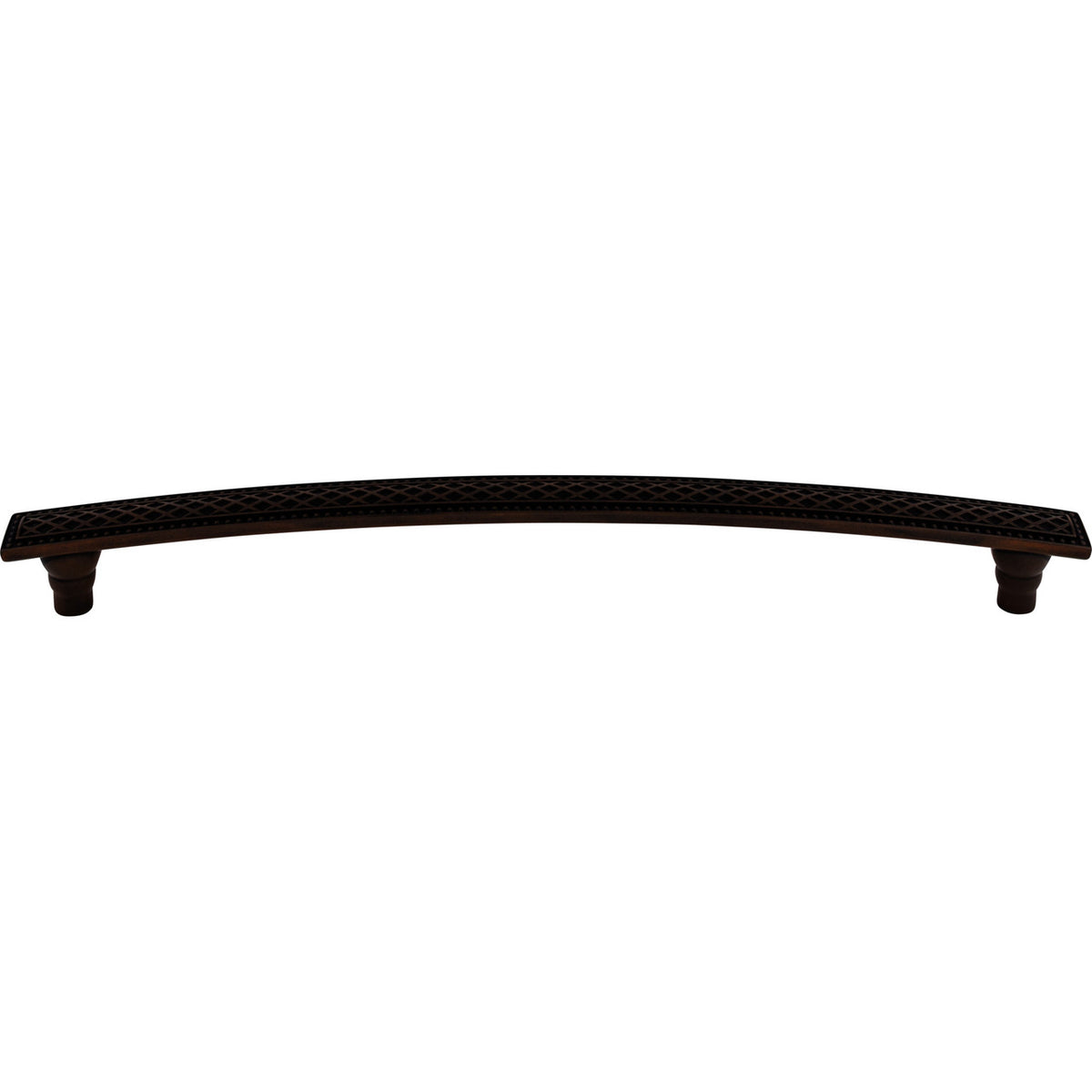 Top Knobs TK177PAR: 12" cc Crest Arch Bar Appliance Pull - Patina Rouge