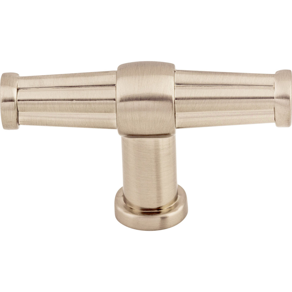 Top Knobs TK194BSN: 2-1/2" Luxor T-Bar Cabinet Knob - Brushed Satin Nickel