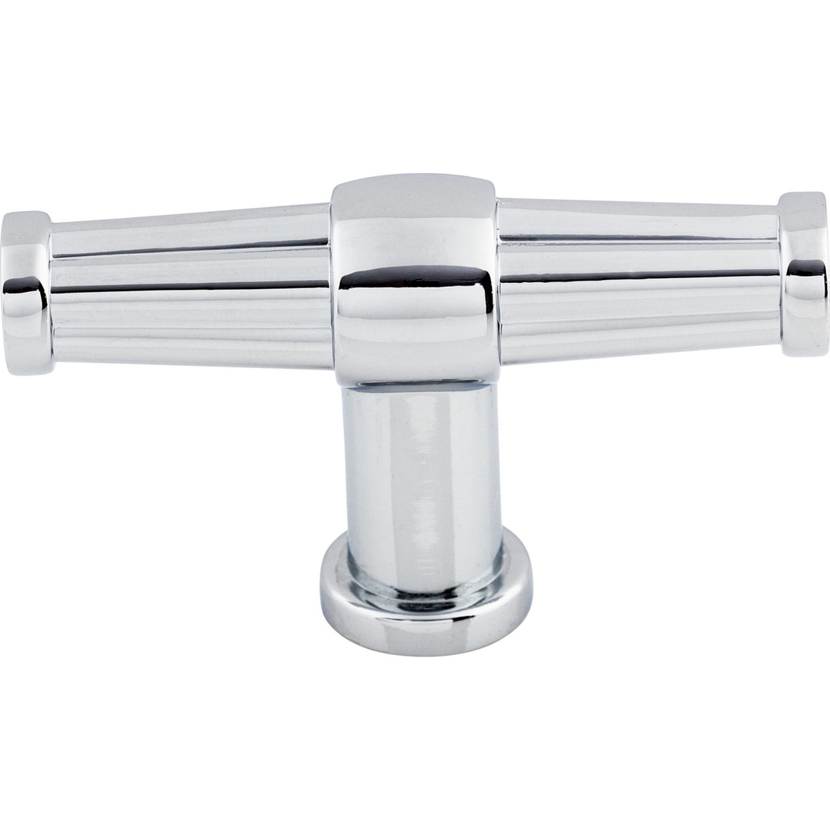 Top Knobs TK194PC: 2-1/2" Luxor T-Bar Cabinet Knob - Polished Chrome