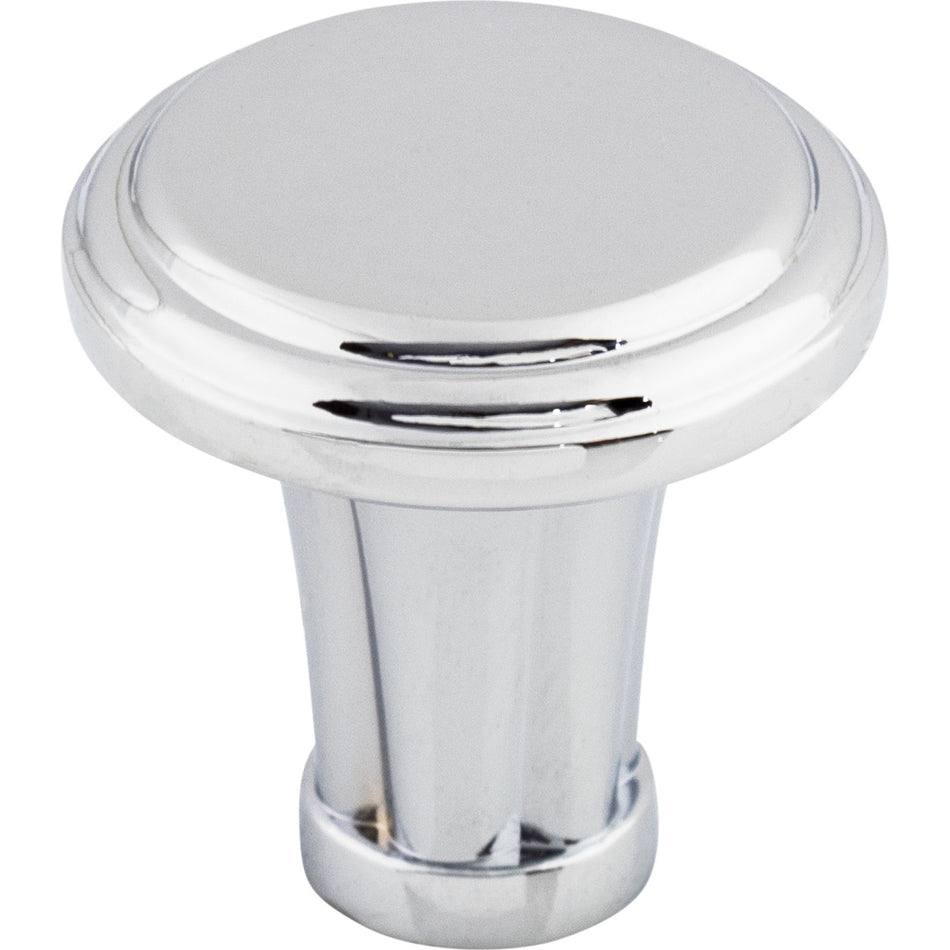 Top Knobs TK196PC: 1-1/4" Luxor Round Cabinet Knob - Polished Chrome