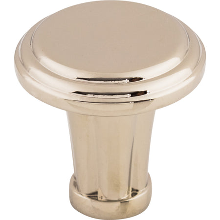 Top Knobs TK196PN: 1-1/4" Luxor Round Cabinet Knob - Polished Nickel