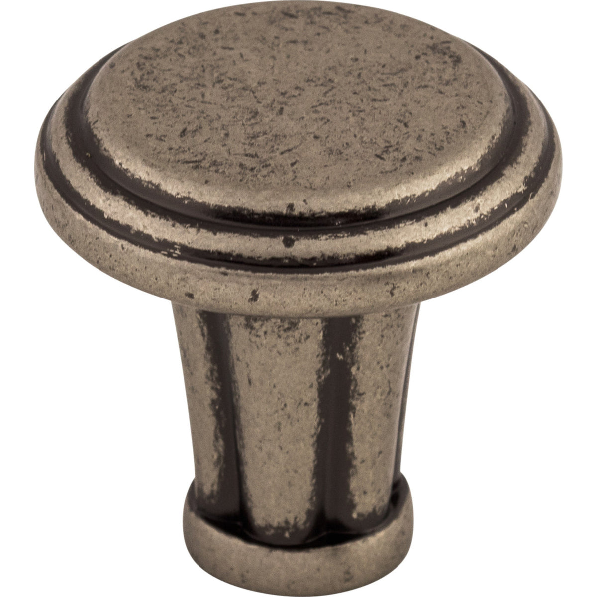 Top Knobs TK196PTA: 1-1/4" Luxor Round Cabinet Knob - Pewter Antique