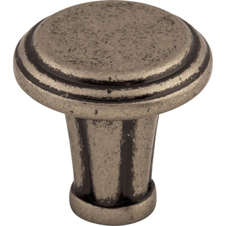 Top Knobs TK196PTA: 1-1/4" Luxor Round Cabinet Knob - Pewter Antique