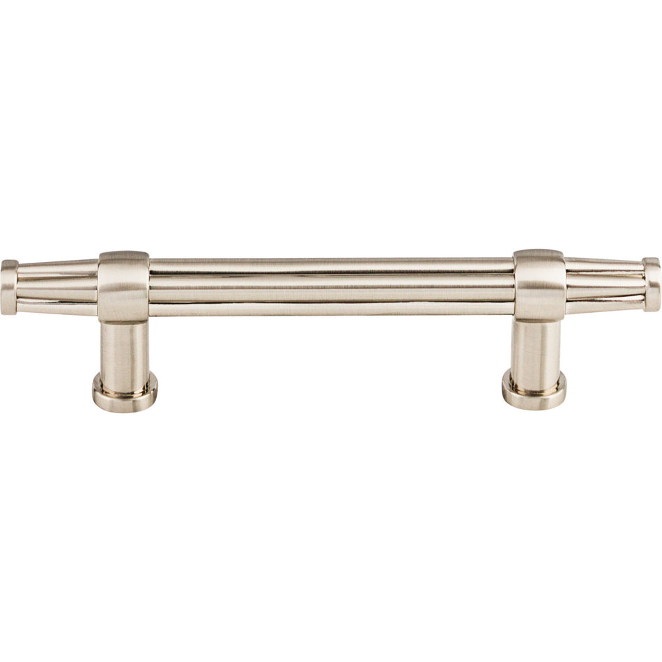 Top Knobs TK197BSN: 3-3/4" cc Luxor Bit Cabinet Pull - Brushed Satin Nickel
