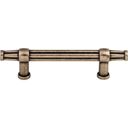 Top Knobs TK197PTA: 3-3/4" cc Luxor Bit Cabinet Pull - Pewter Antique