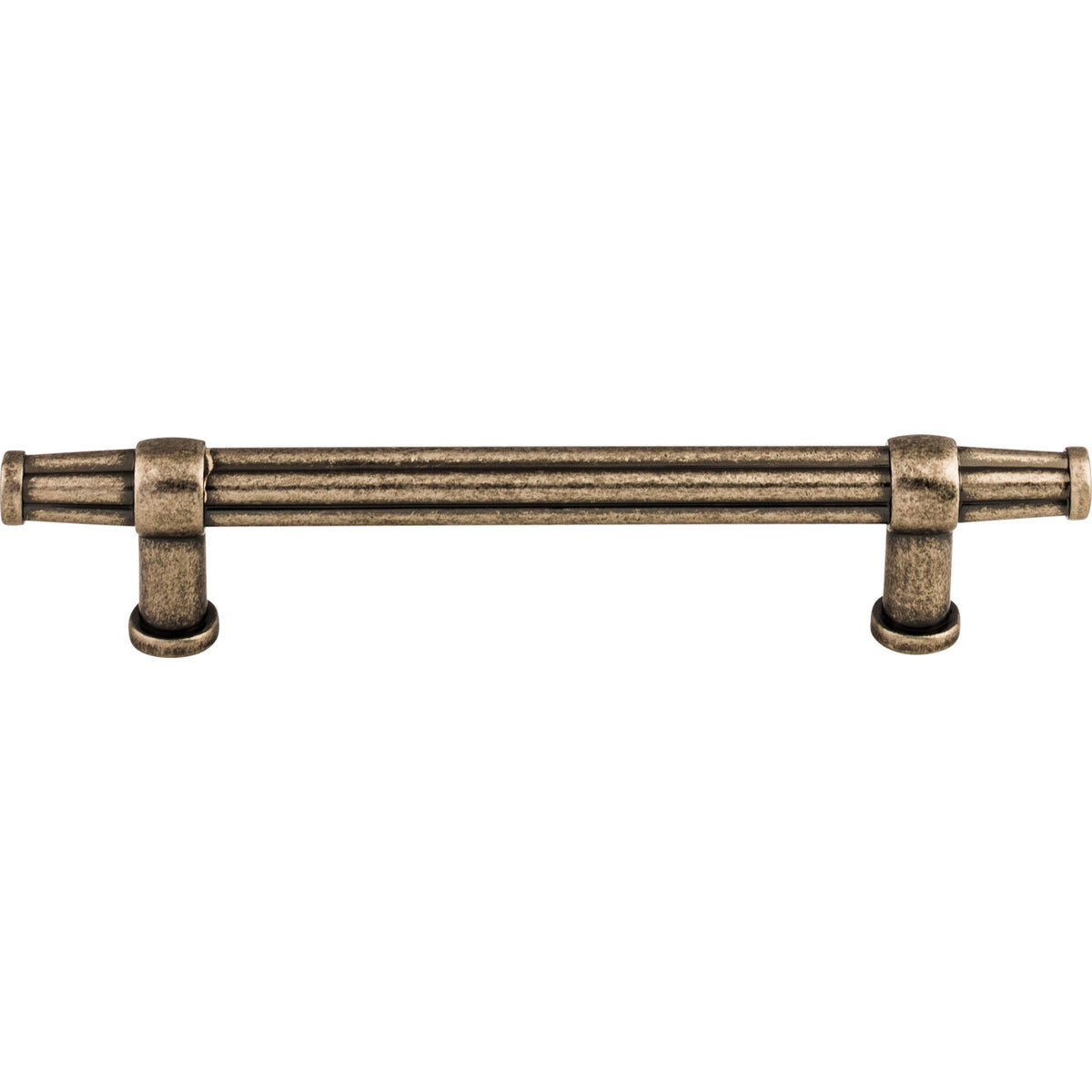 Top Knobs TK198PTA: 5" cc Luxor Bit Cabinet Pull - Pewter Antique