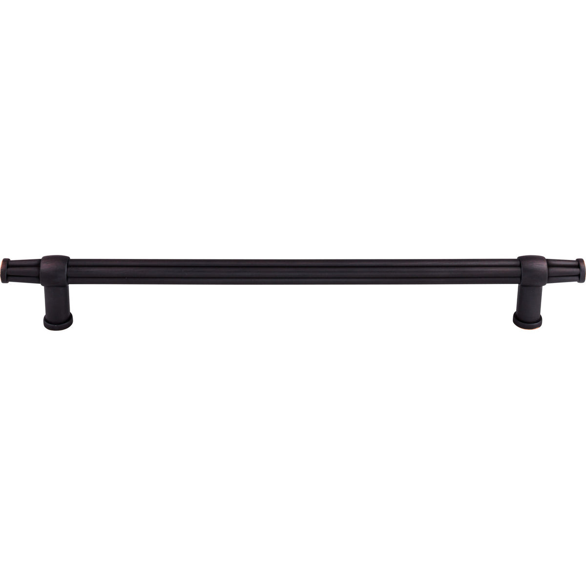 Top Knobs TK199UM: 12" cc Luxor Round Bar Appliance Pull - Umbrio