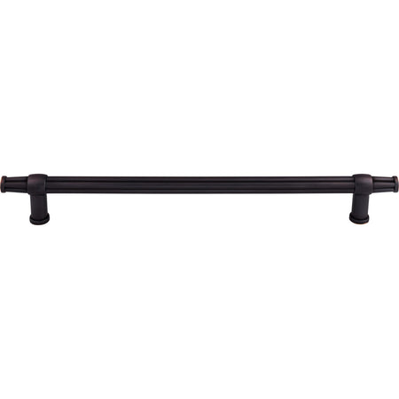 Top Knobs TK199UM: 12" cc Luxor Round Bar Appliance Pull - Umbrio