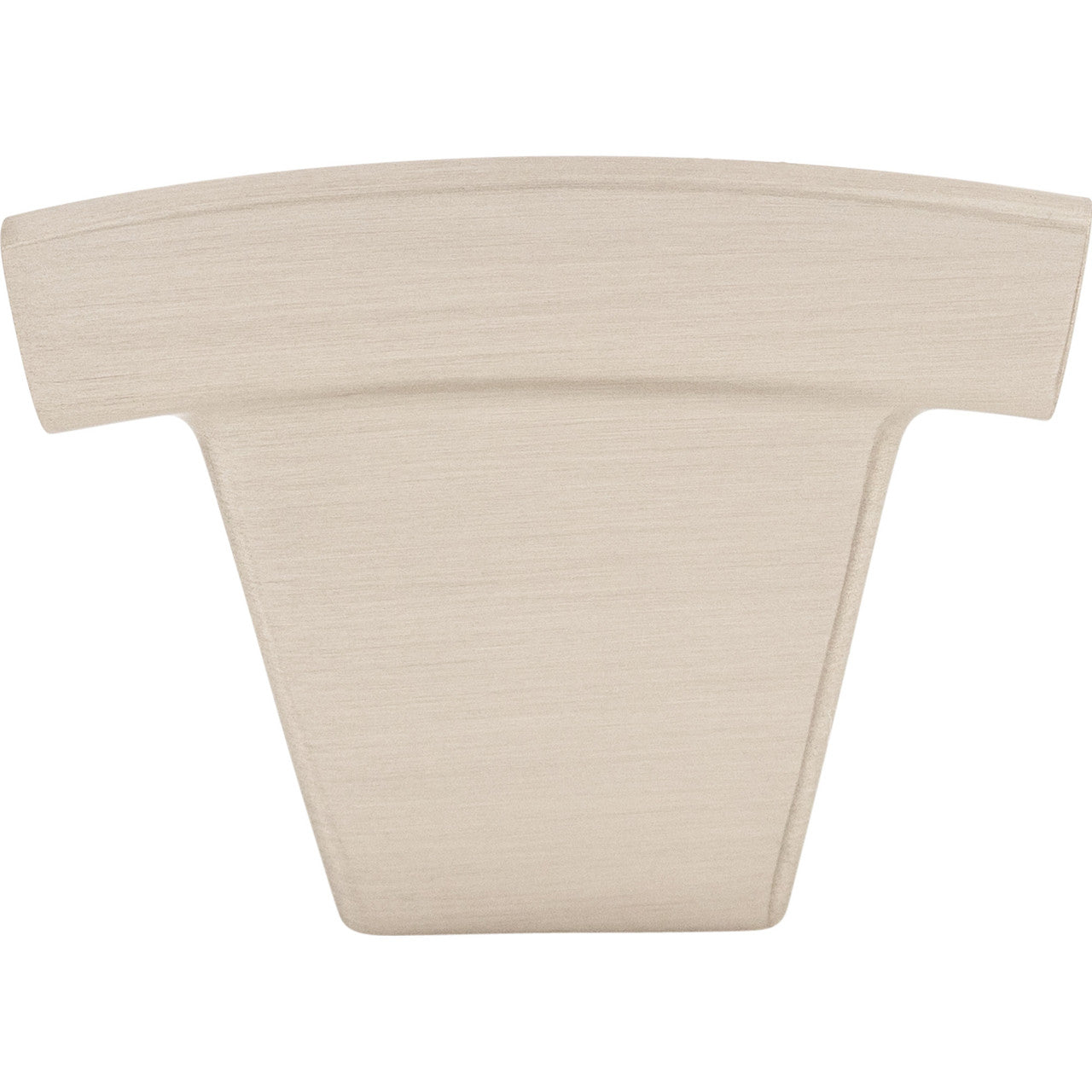 Top Knobs TK1BSN: 1-1/2" Sanctuary Arched T-Bar Cabinet Knob - Brushed Satin Nickel