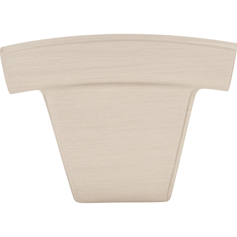 Top Knobs TK1BSN: 1-1/2" Sanctuary Arched T-Bar Cabinet Knob - Brushed Satin Nickel