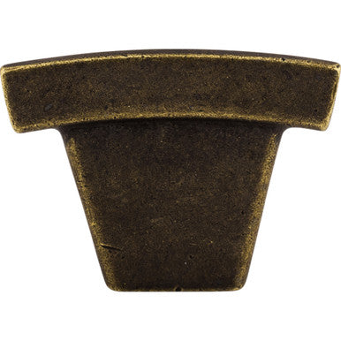 Top Knobs TK1GBZ: 1-1/2" Sanctuary Arched T-Bar Cabinet Knob - German Bronze