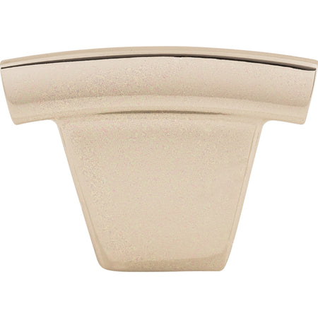 Top Knobs TK1PN: 1-1/2" Sanctuary Arched T-Bar Cabinet Knob - Polished Nickel