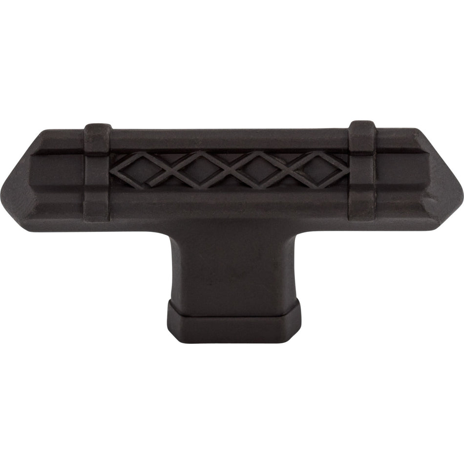 Top Knobs TK204SAB: 2-5/8" Tower Bridge T-Bar Cabinet Knob - Sable