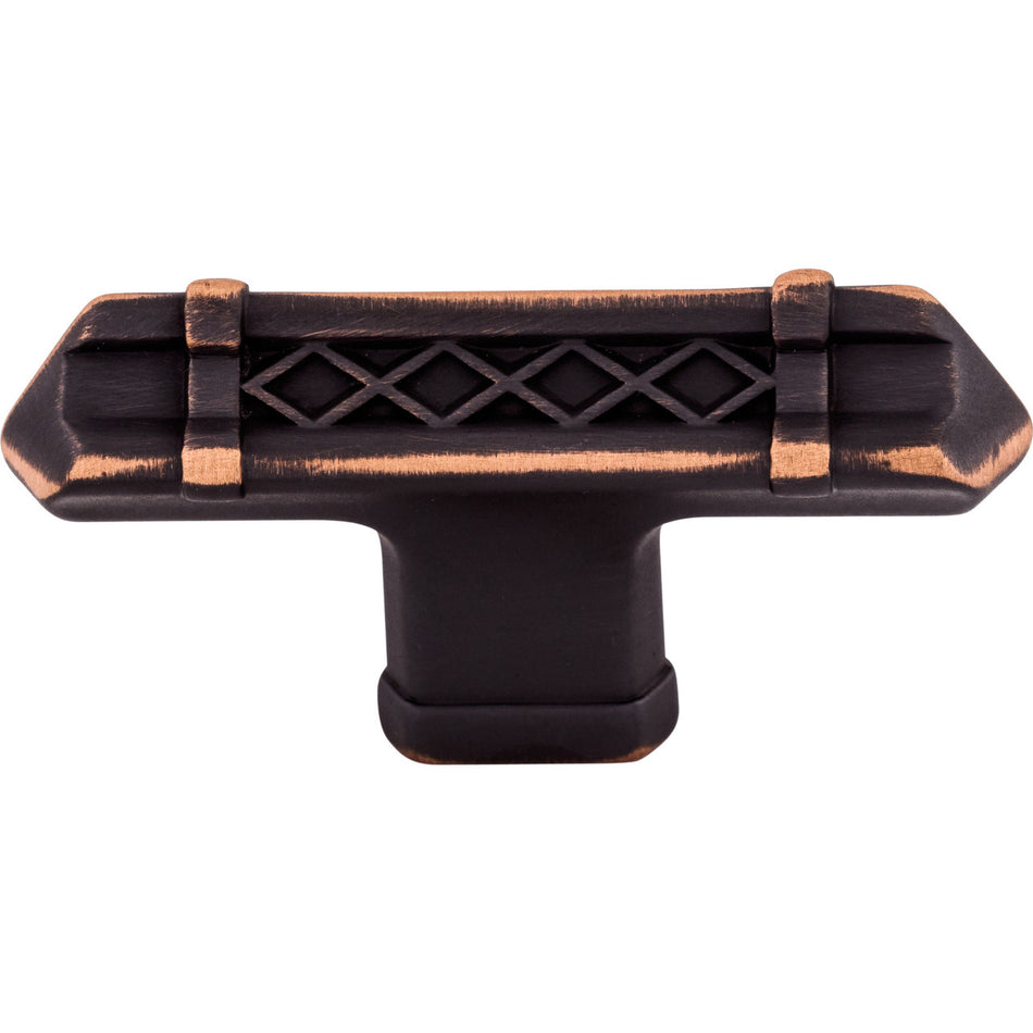 Top Knobs TK204UM: 2-5/8" Tower Bridge T-Bar Cabinet Knob - Umbrio
