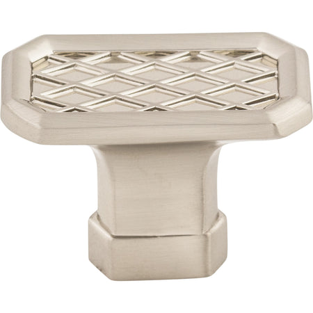 Top Knobs TK205BSN: 1-1/2" Tower Bridge T-Bar Cabinet Knob - Brushed Satin Nickel