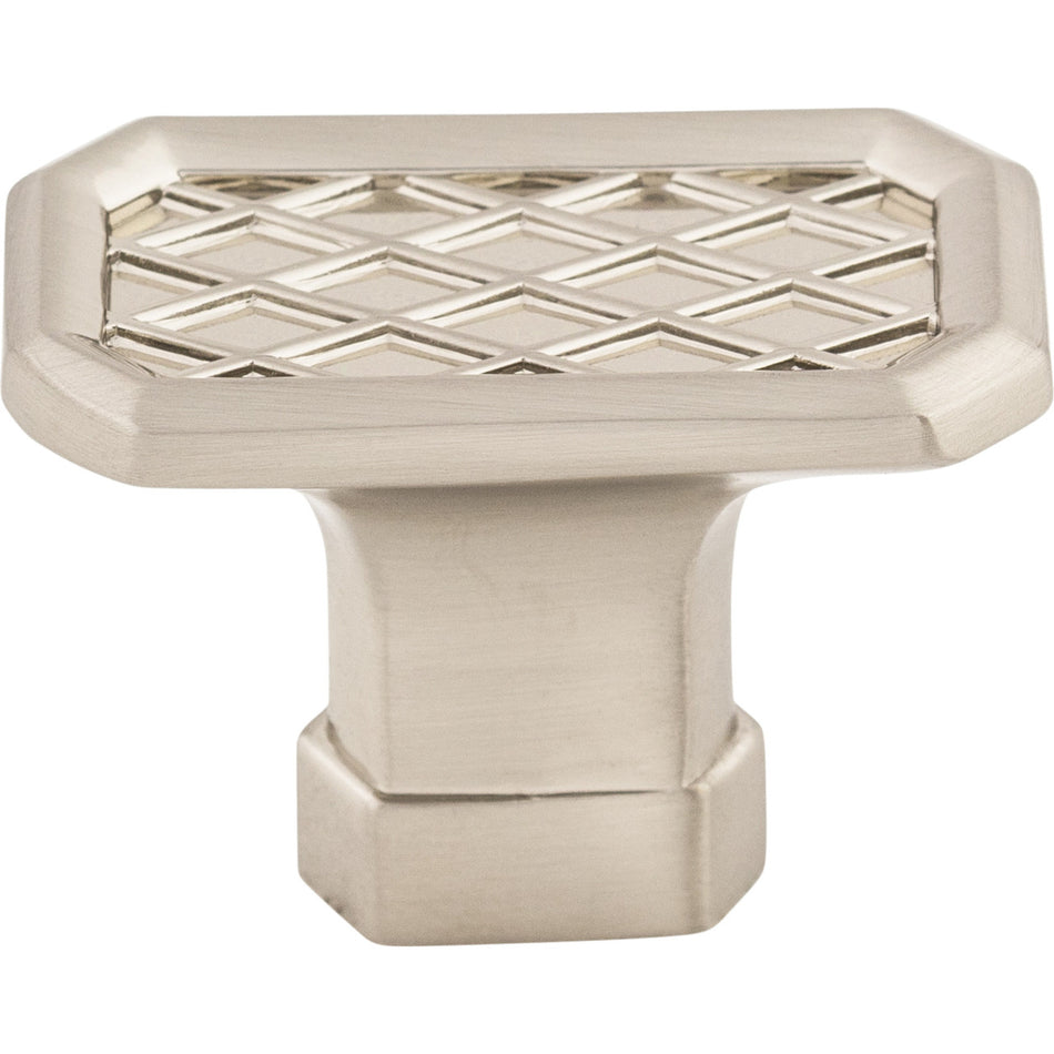 Top Knobs TK205BSN: 1-1/2" Tower Bridge T-Bar Cabinet Knob - Brushed Satin Nickel