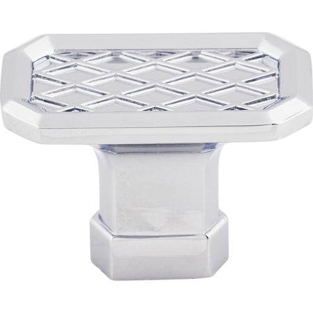 Top Knobs TK205PC: 1-1/2" Tower Bridge T-Bar Cabinet Knob - Polished Chrome