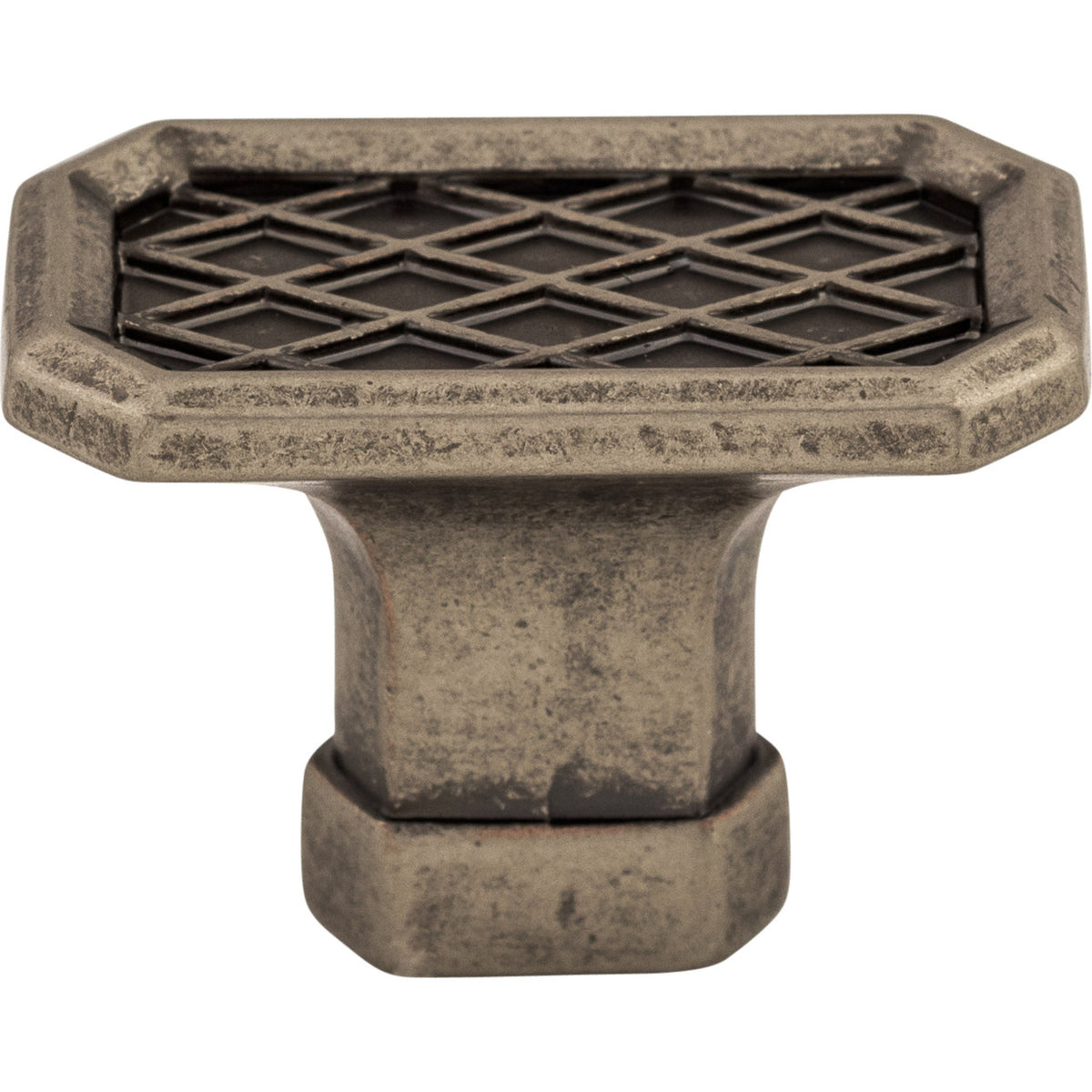 Top Knobs TK205PTA: 1-1/2" Tower Bridge T-Bar Cabinet Knob - Pewter Antique