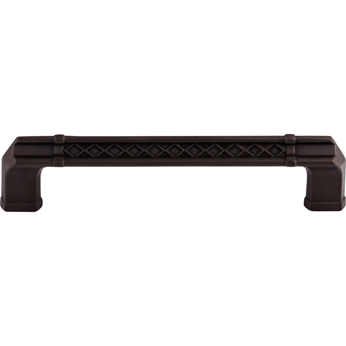 Top Knobs TK206SAB: 5" cc Tower Bridge Flat Bar Cabinet Pull - Sable