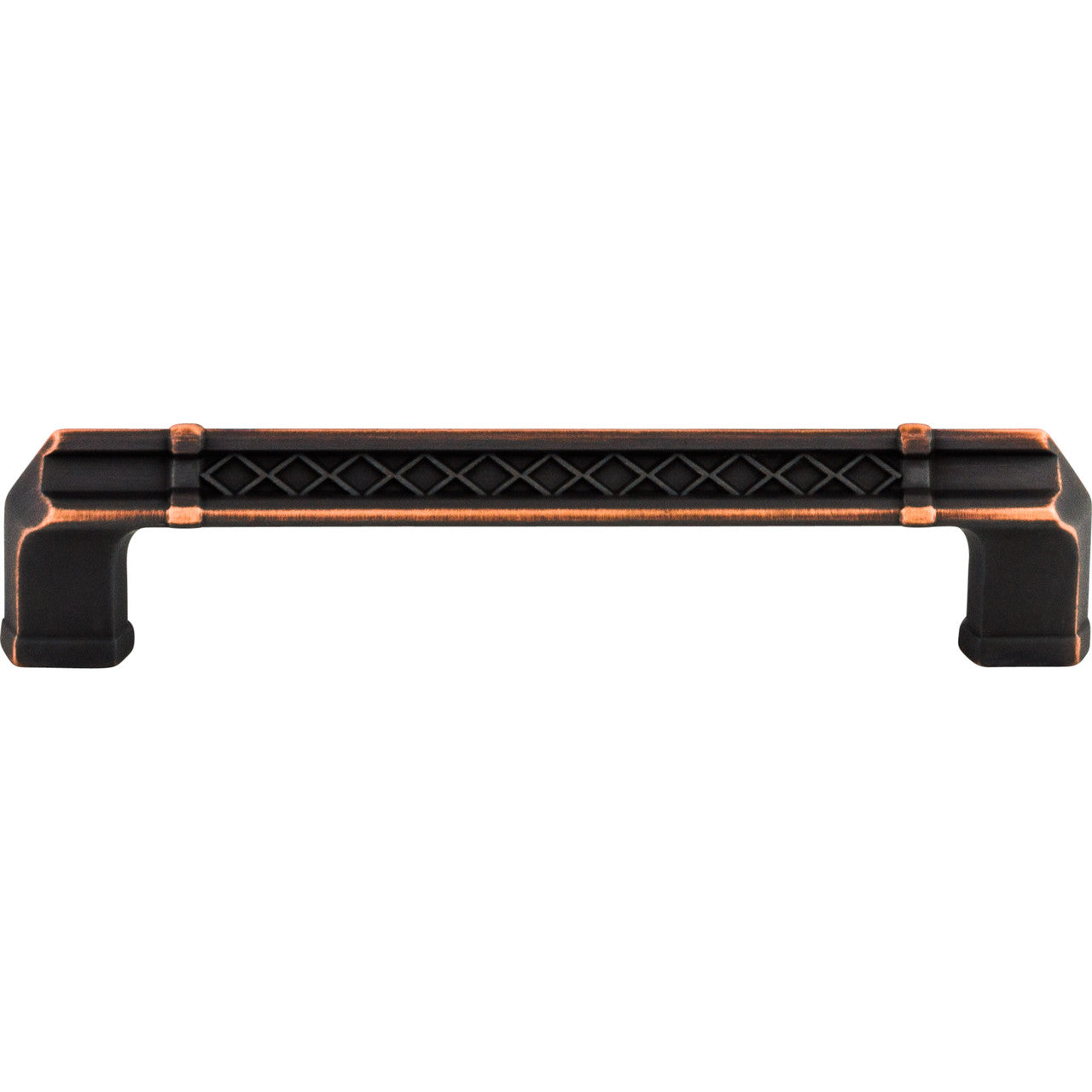 Top Knobs TK206UM: 5" cc Tower Bridge Flat Bar Cabinet Pull - Umbrio