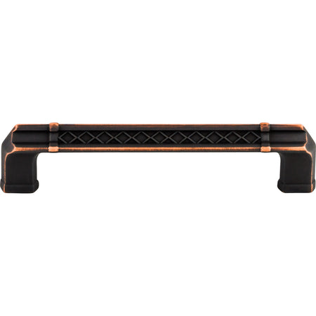 Top Knobs TK206UM: 5" cc Tower Bridge Flat Bar Cabinet Pull - Umbrio
