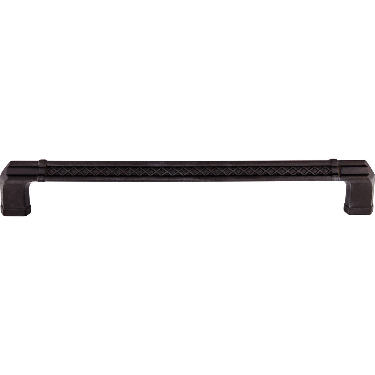 Top Knobs TK209SAB: 18" cc Tower Bridge Flat Bar Appliance Pull - Sable