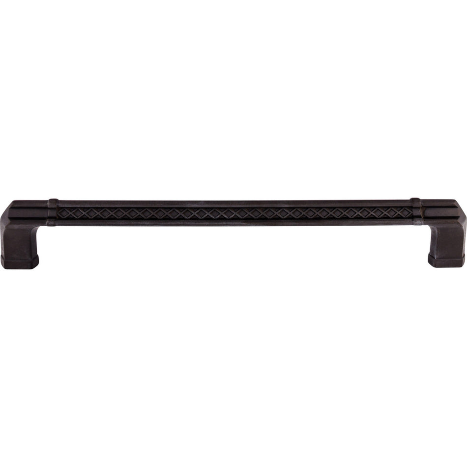 Top Knobs TK209SAB: 18" cc Tower Bridge Flat Bar Appliance Pull - Sable