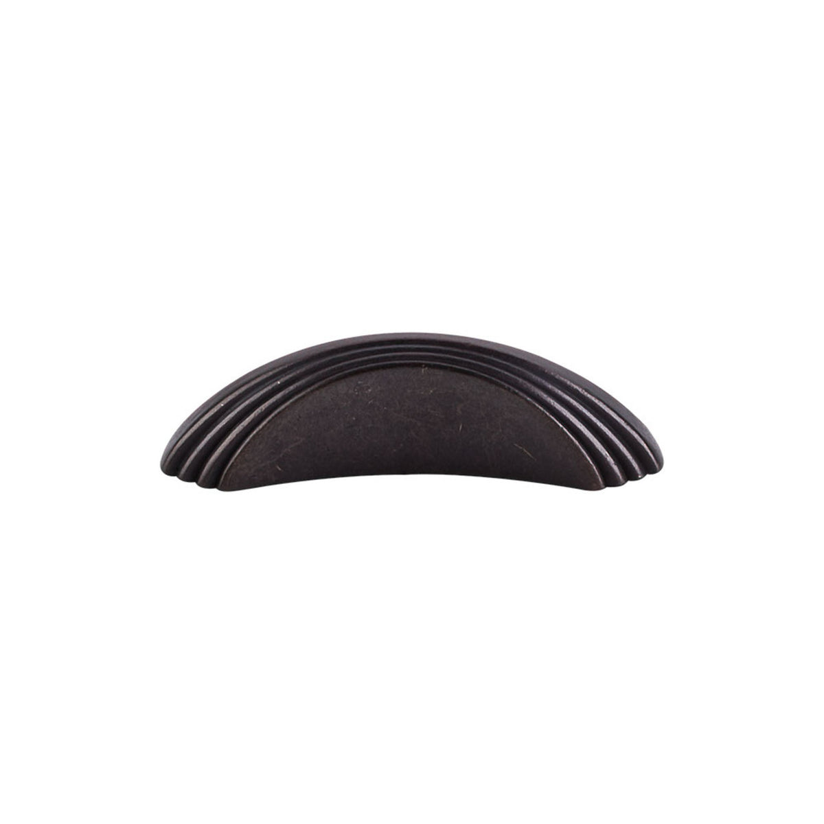 Top Knobs TK212SAB: 2" cc Flair Finger Cabinet Knob - Sable