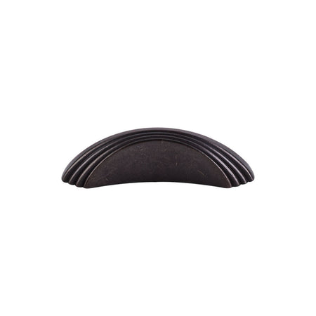 Top Knobs TK212SAB: 2" cc Flair Finger Cabinet Knob - Sable
