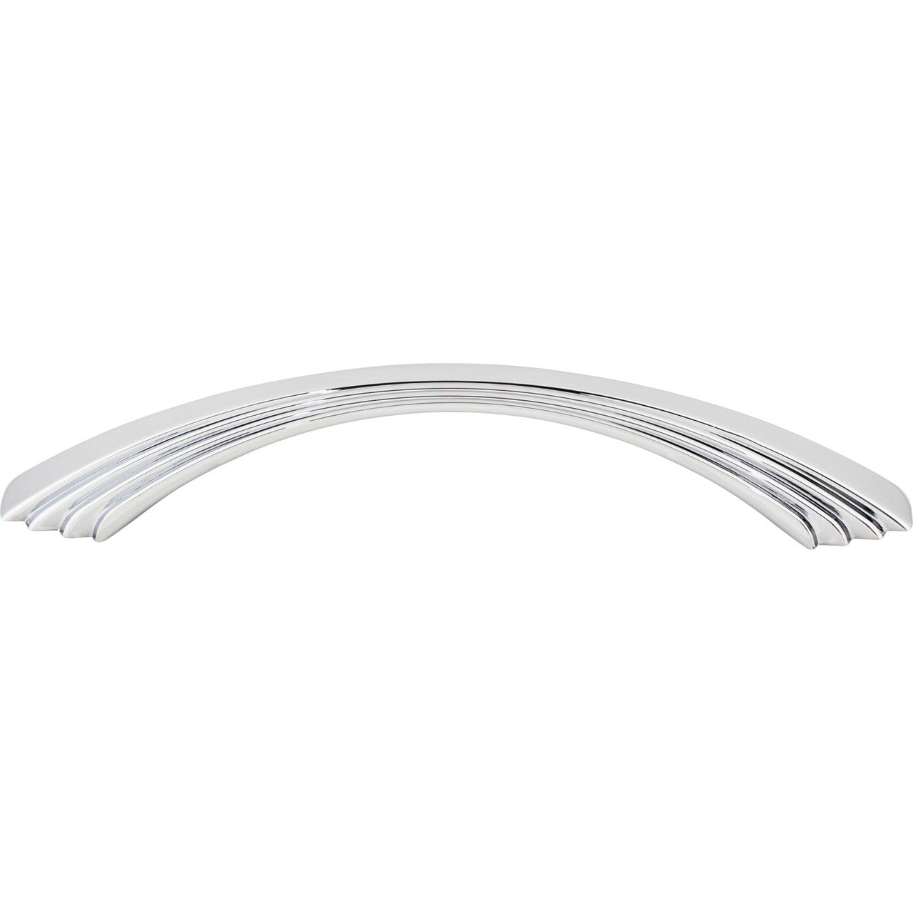 Top Knobs TK213PC: 5" cc Flair Bow Cabinet Pull - Polished Chrome