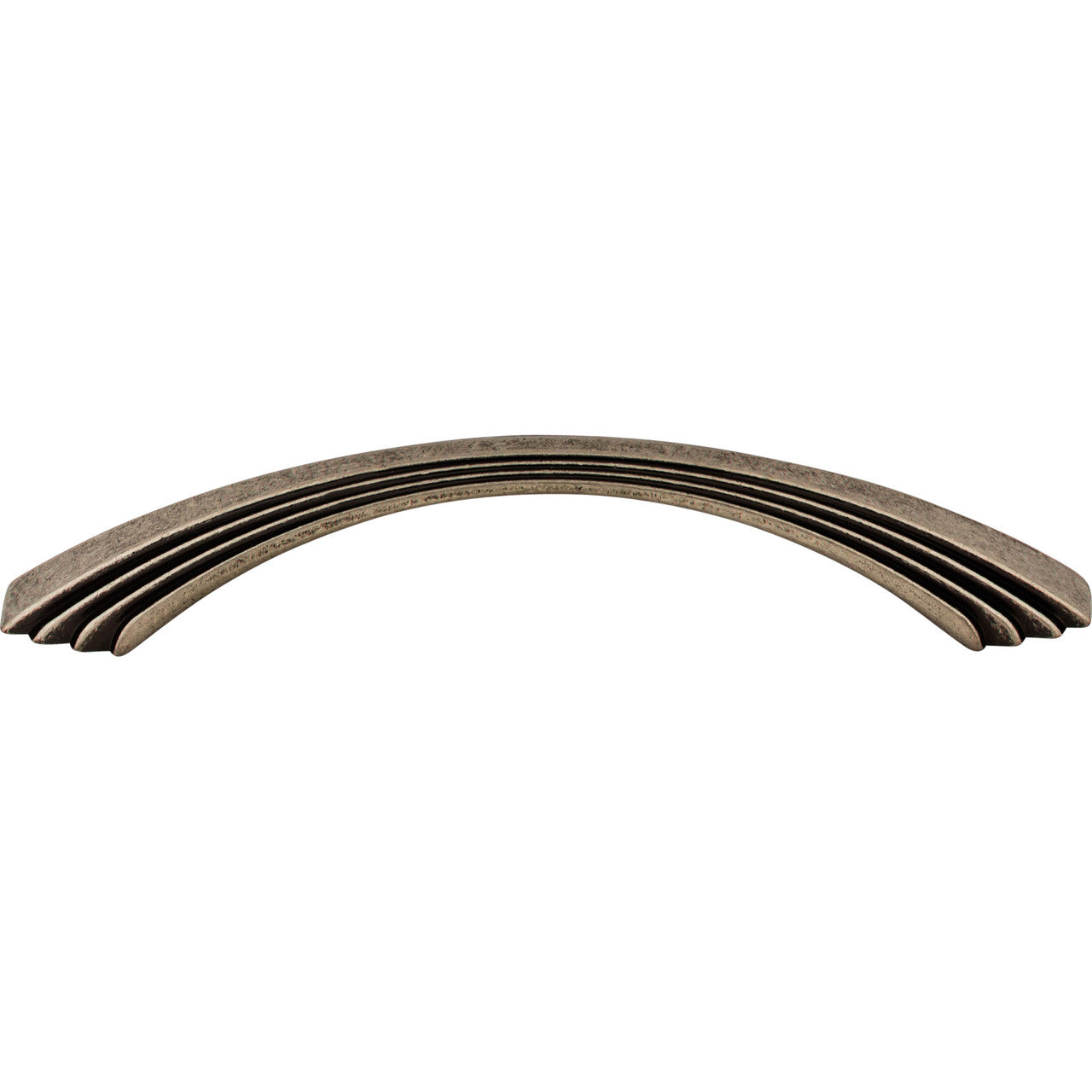Top Knobs TK213PTA: 5" cc Flair Bow Cabinet Pull - Pewter Antique