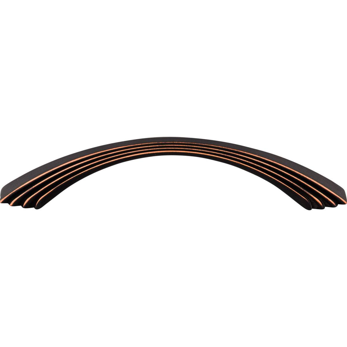 Top Knobs TK213UM: 5" cc Flair Bow Cabinet Pull - Umbrio