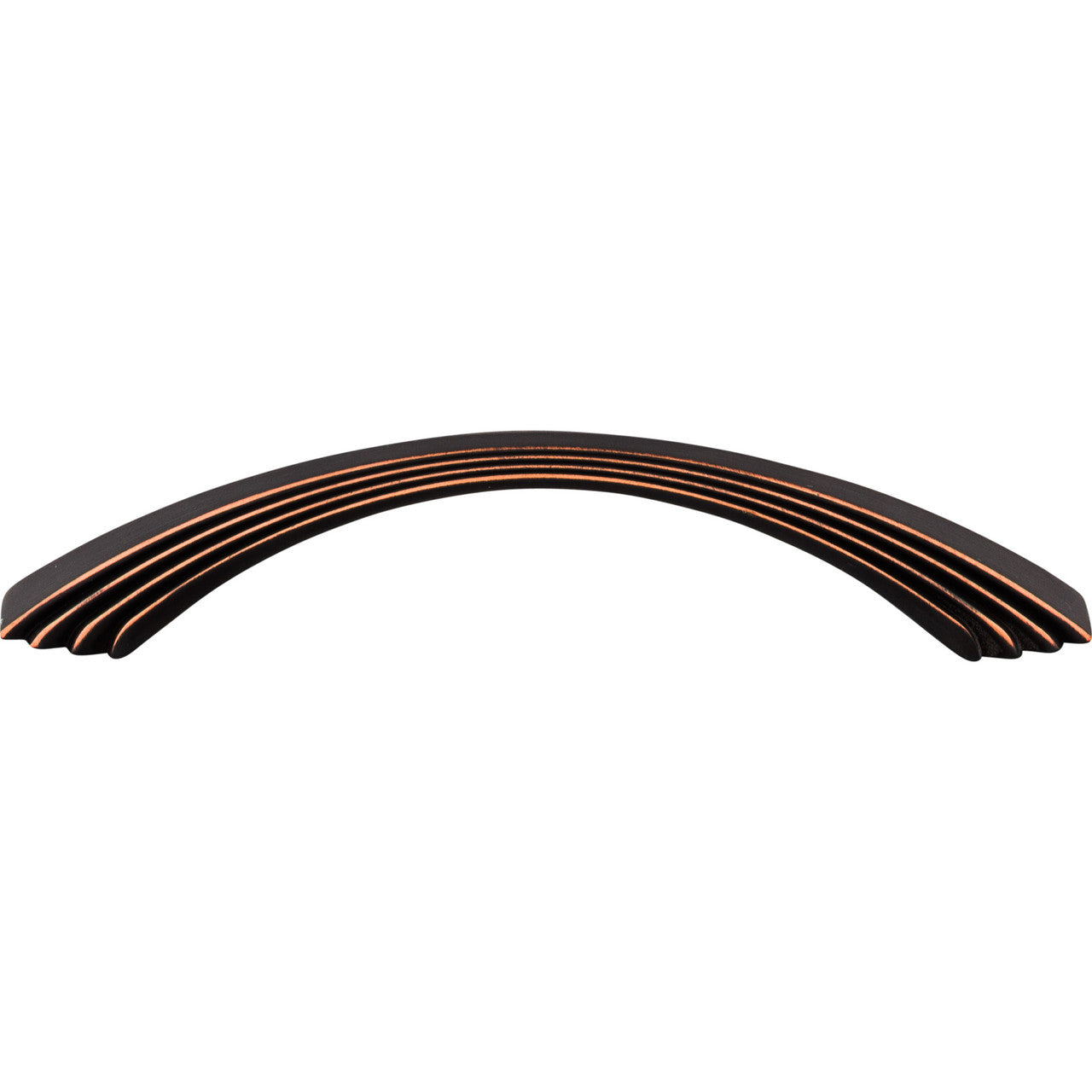 Top Knobs TK213UM: 5" cc Flair Bow Cabinet Pull - Umbrio
