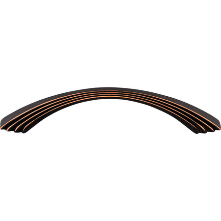 Top Knobs TK213UM: 5" cc Flair Bow Cabinet Pull - Umbrio