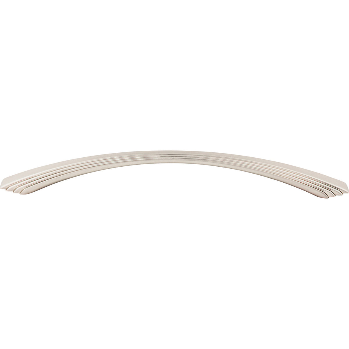 Top Knobs TK214BSN: 9" cc Flair Bow Cabinet Pull - Brushed Satin Nickel