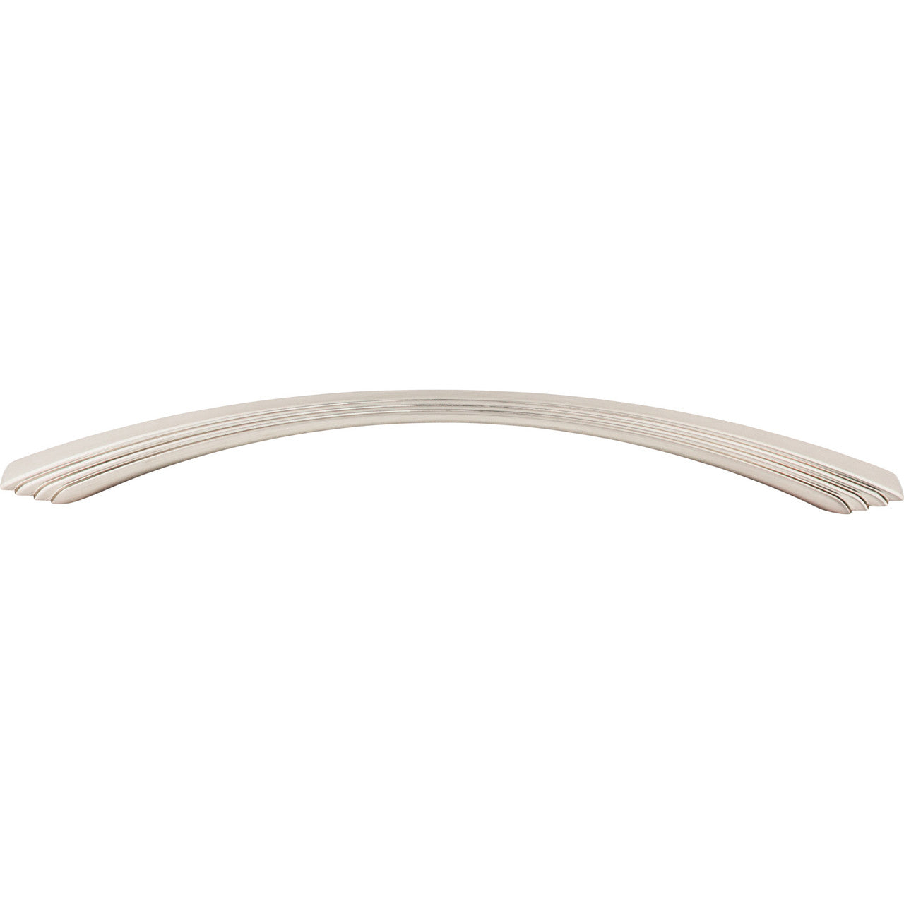 Top Knobs TK214BSN: 9" cc Flair Bow Cabinet Pull - Brushed Satin Nickel