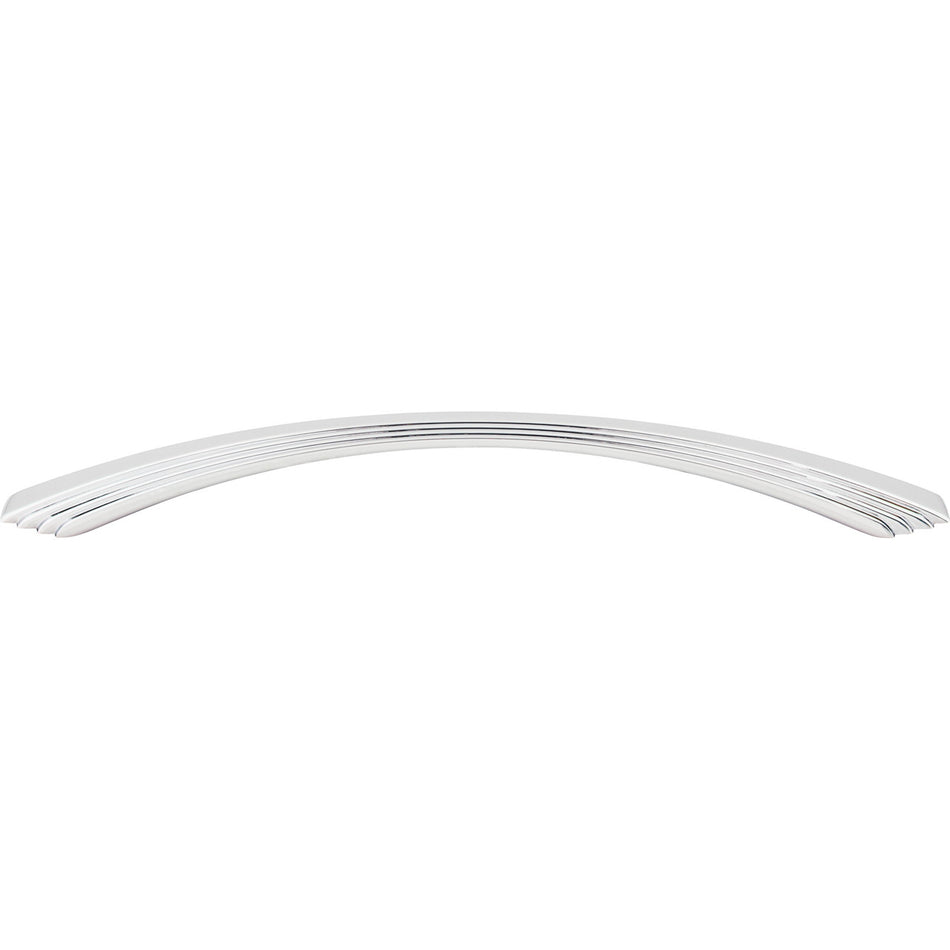 Top Knobs TK214PC: 9" cc Flair Bow Cabinet Pull - Polished Chrome