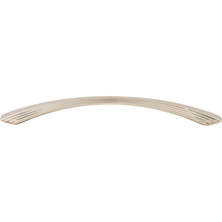 Top Knobs TK214PN: 9" cc Flair Bow Cabinet Pull - Polished Nickel