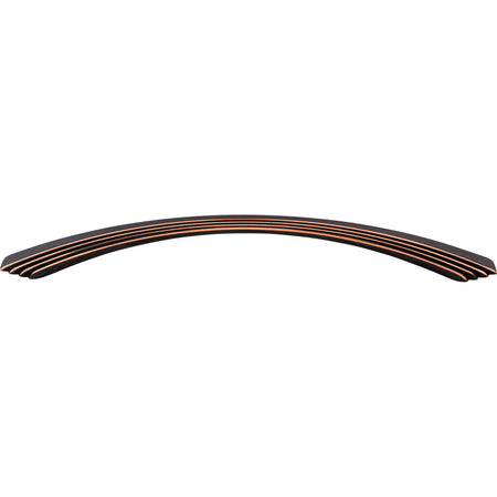 Top Knobs TK214UM: 9" cc Flair Bow Cabinet Pull - Umbrio