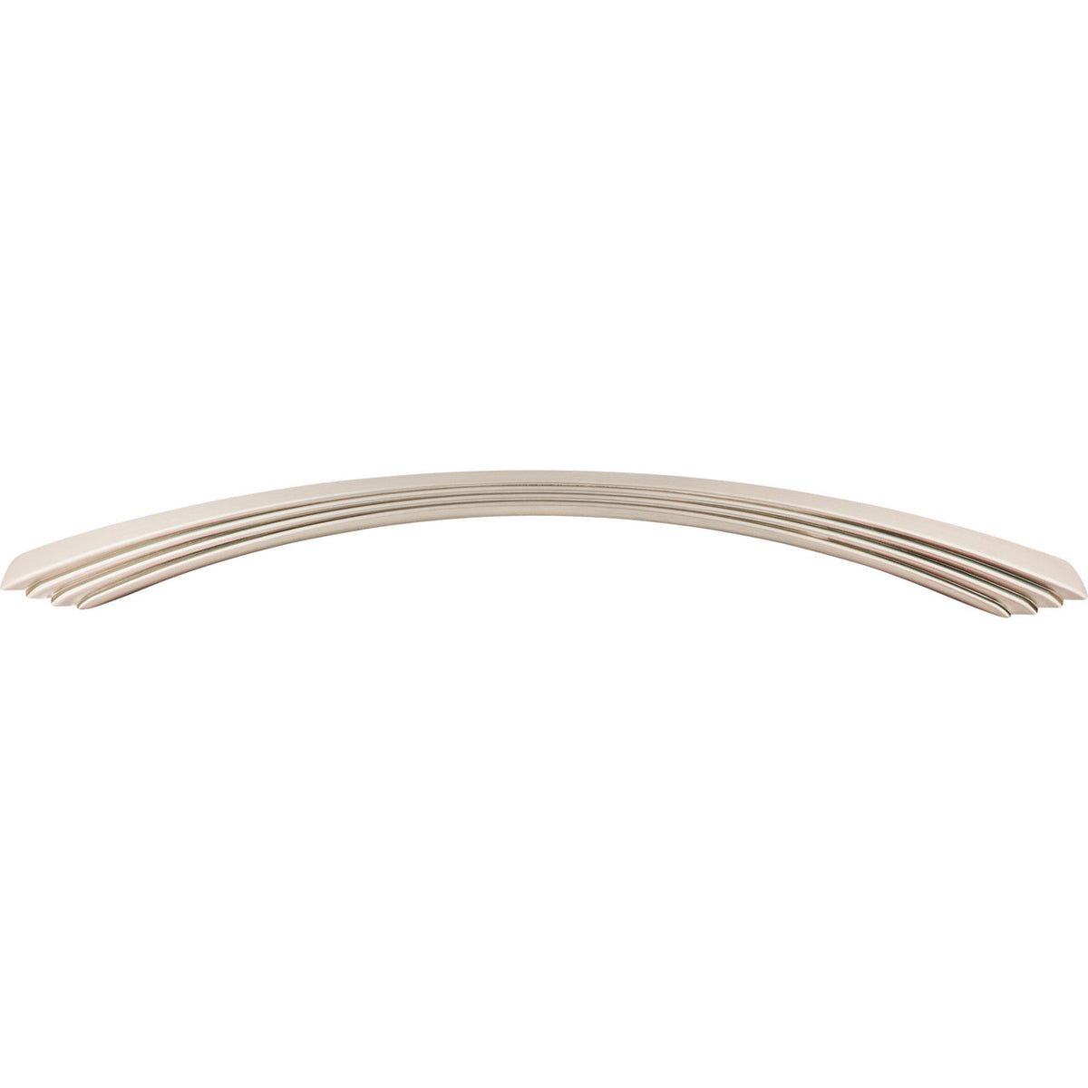 Top Knobs TK215BSN: 12" cc Flair Bow Appliance Pull - Brushed Satin Nickel