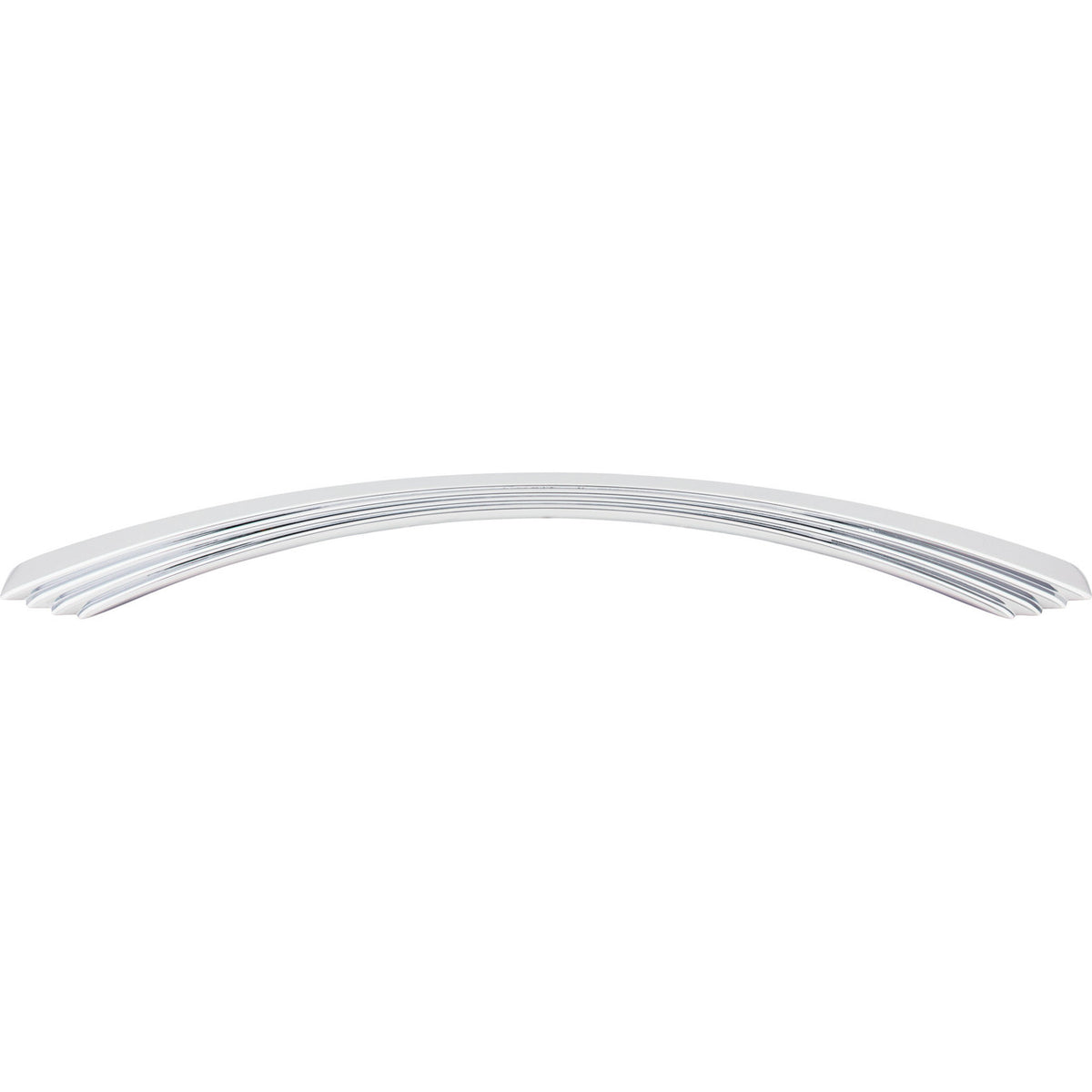 Top Knobs TK215PC: 12" cc Flair Bow Appliance Pull - Polished Chrome