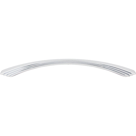 Top Knobs TK215PC: 12" cc Flair Bow Appliance Pull - Polished Chrome