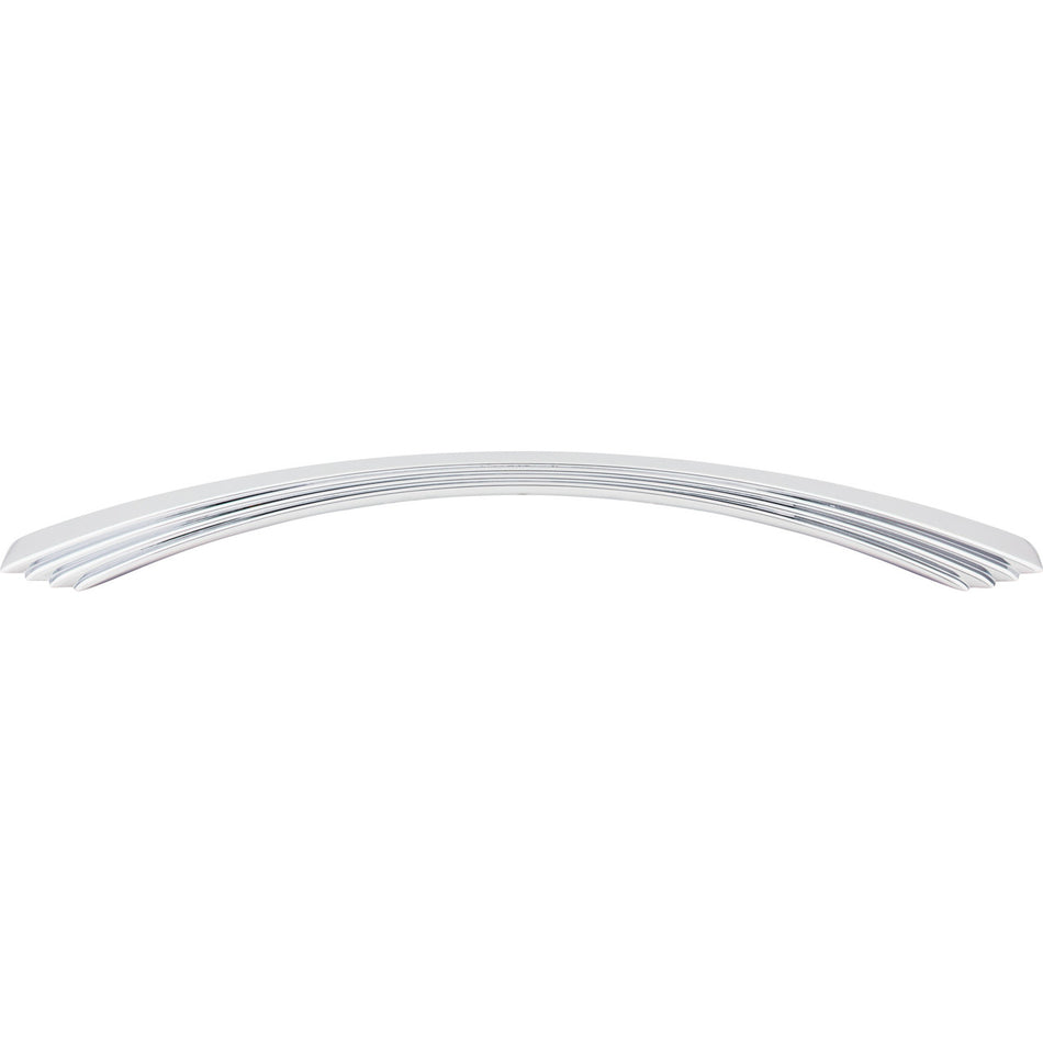 Top Knobs TK215PC: 12" cc Flair Bow Appliance Pull - Polished Chrome