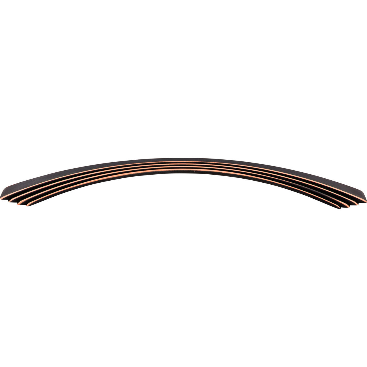 Top Knobs TK215UM: 12" cc Flair Bow Appliance Pull - Umbrio