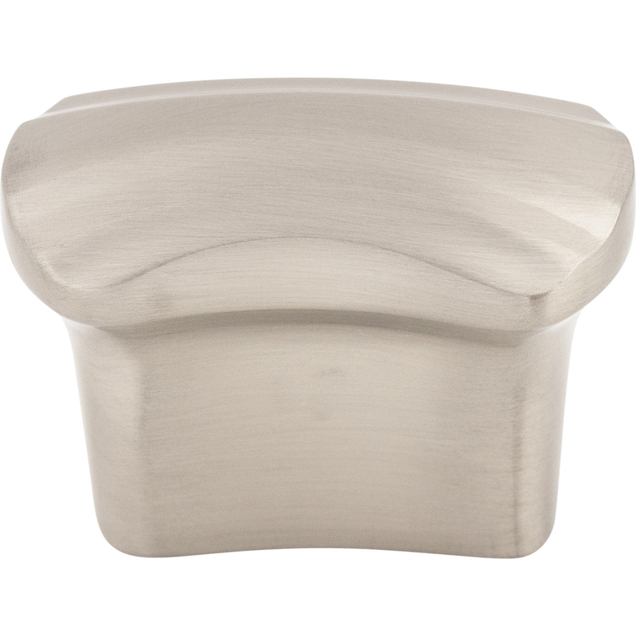 Top Knobs TK220BSN: 1-1/2" cc Victoria Falls Rectangle Cabinet Knob - Brushed Satin Nickel