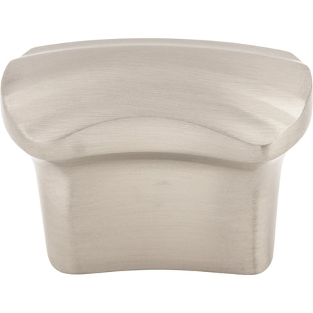 Top Knobs TK220BSN: 1-1/2" cc Victoria Falls Rectangle Cabinet Knob - Brushed Satin Nickel