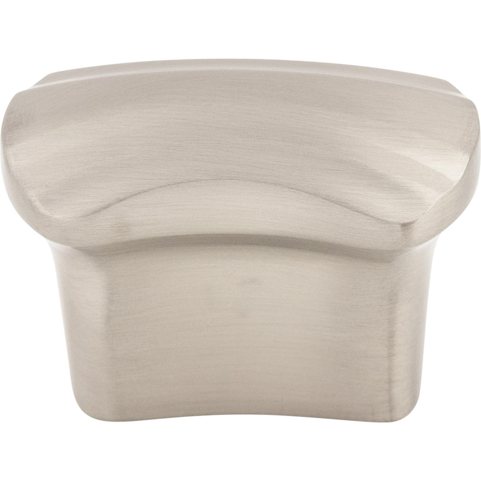 Top Knobs TK220BSN: 1-1/2" cc Victoria Falls Rectangle Cabinet Knob - Brushed Satin Nickel